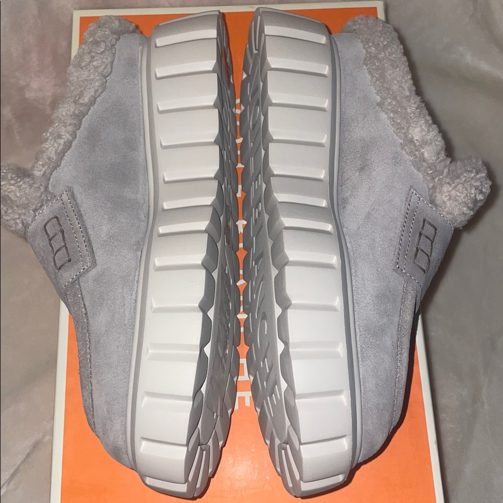 NWT VOILE BLANCHE GRENELLE Genuine Shearling Platform Mule - Picture 14 of 16
